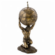 Atlas Holding Globe Statue