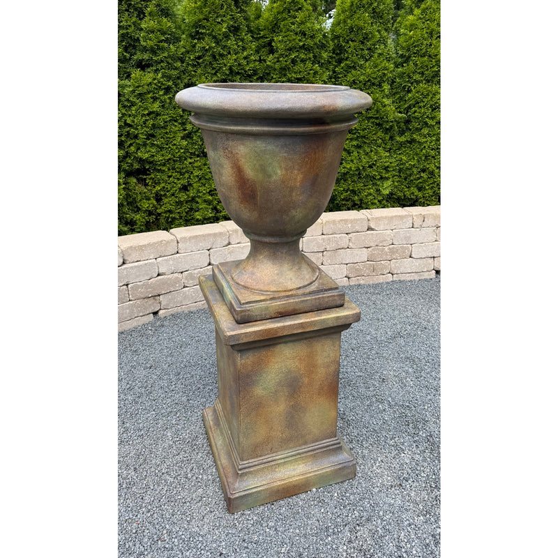 Avanti Pedesal & Urn- Cast Stone