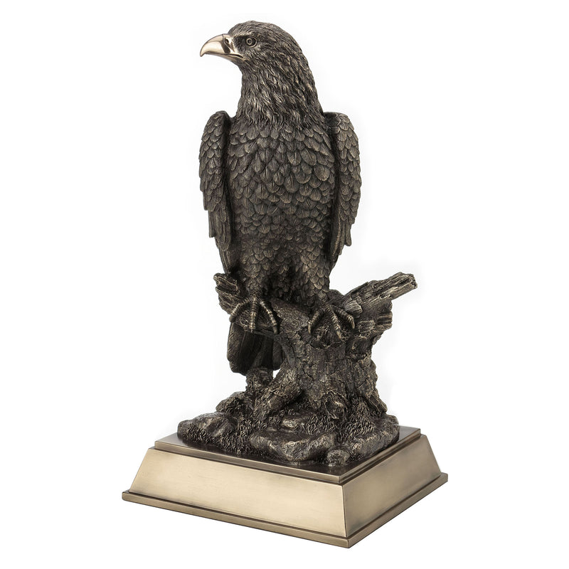 Bald Eagle Perching On Tree Branch Sculpture