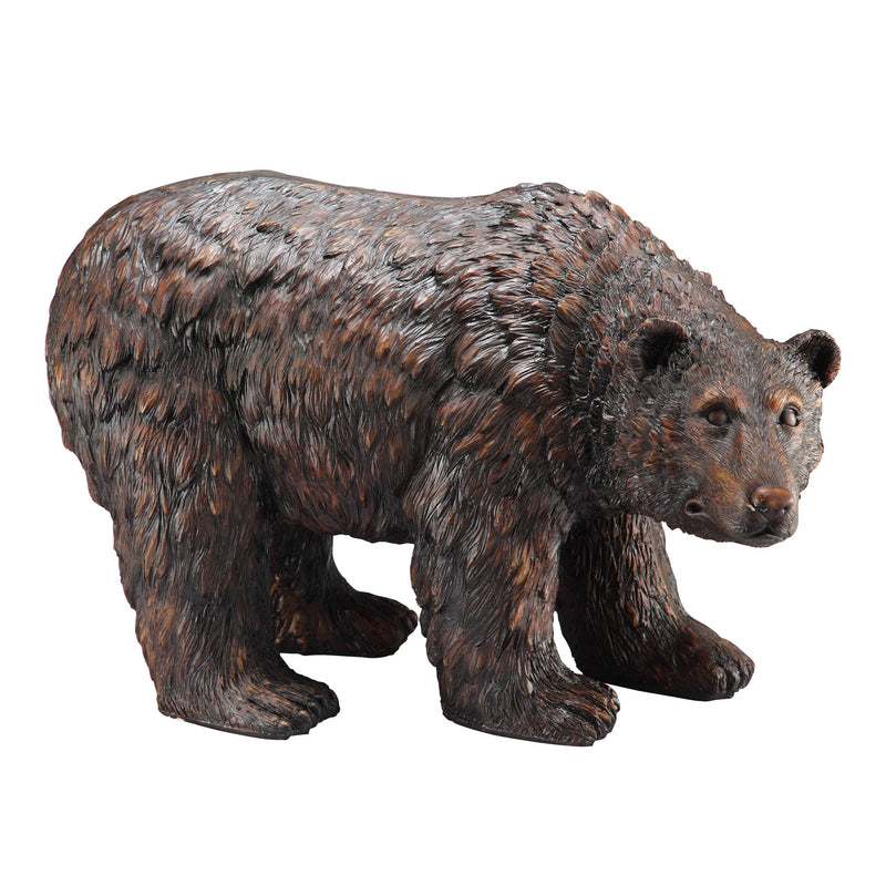 Rust Finish Garden Bear Statue