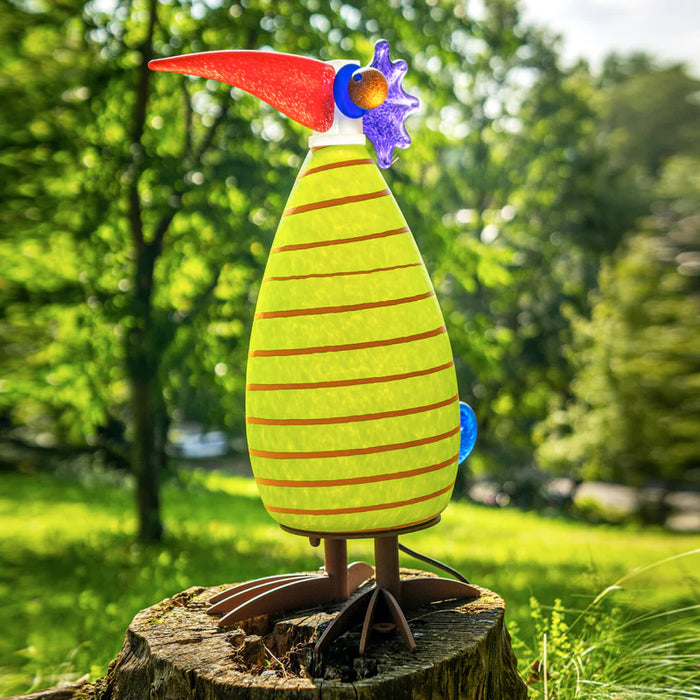 Big Gonzo Bird Art Glass Sculpture by Borowski