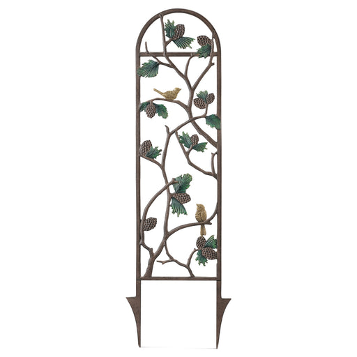 Bird and Pinecone Garden Trellis