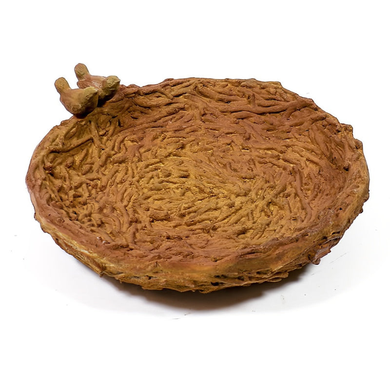 Bird with Nest Bird Bath
