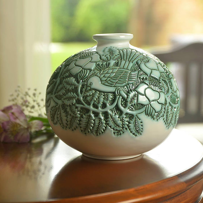 De Rosa Bird Vase-Ceramic