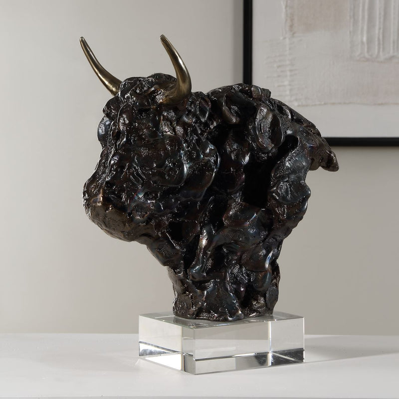 Modern Bison Bust