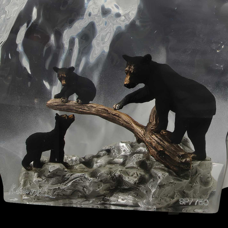 Black Bear Clan Sculpture by Kitty Cantrell