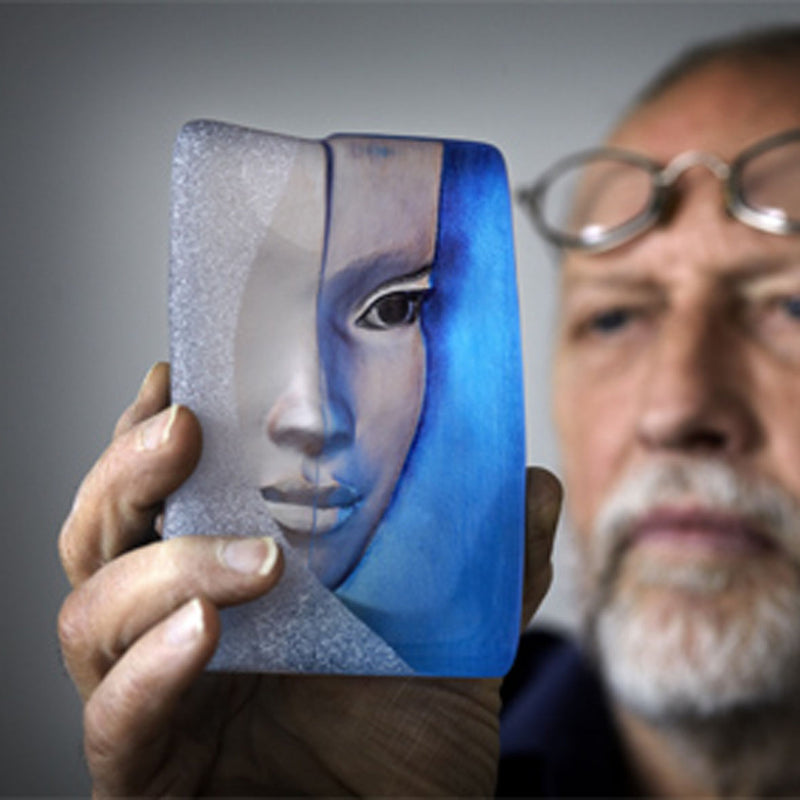 Crystal Masq Mazzai Sculpture, Blue