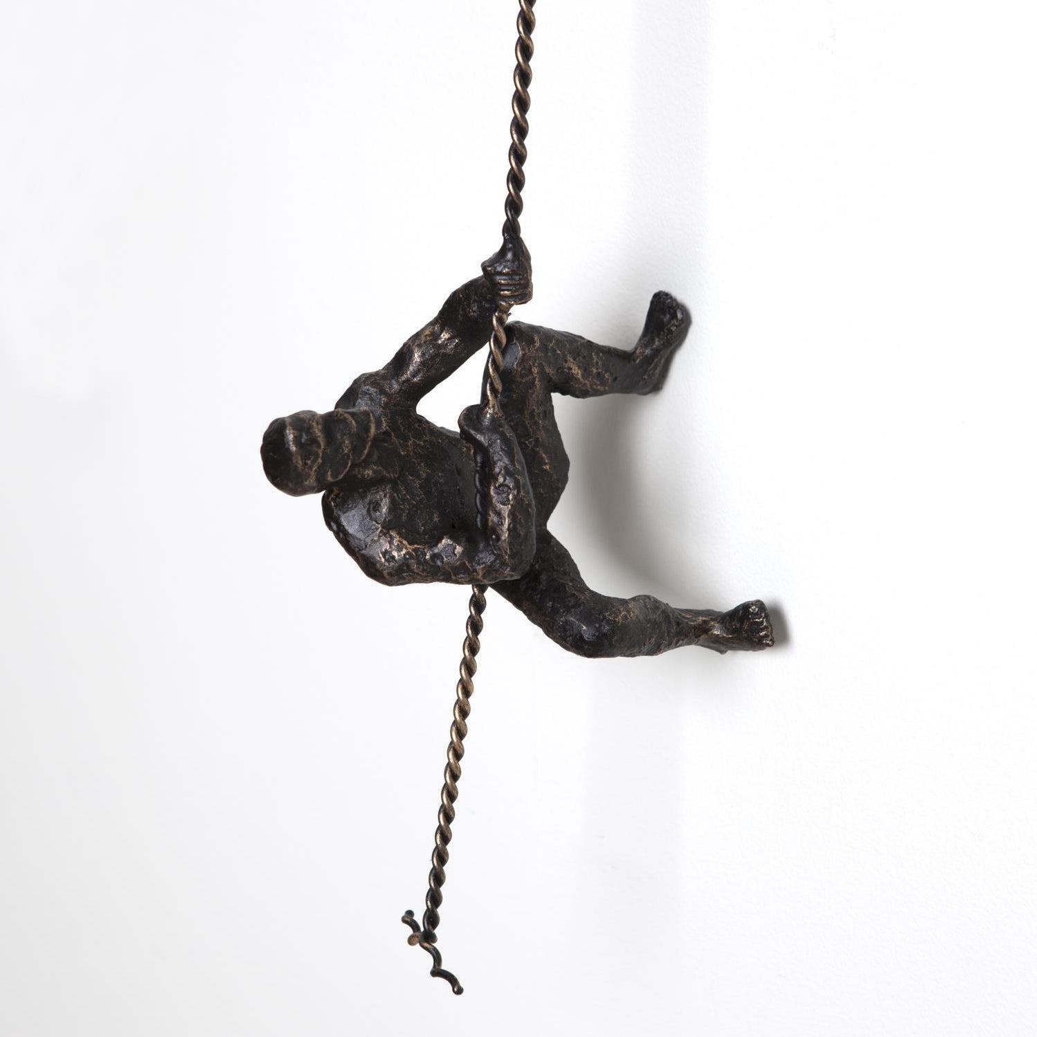 Climbing Man Wall Sculpture — AllSculptures