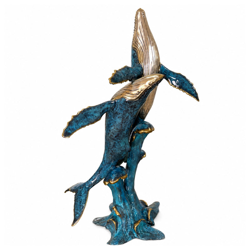 Humpback Whales Bronze Sculpture Fountain