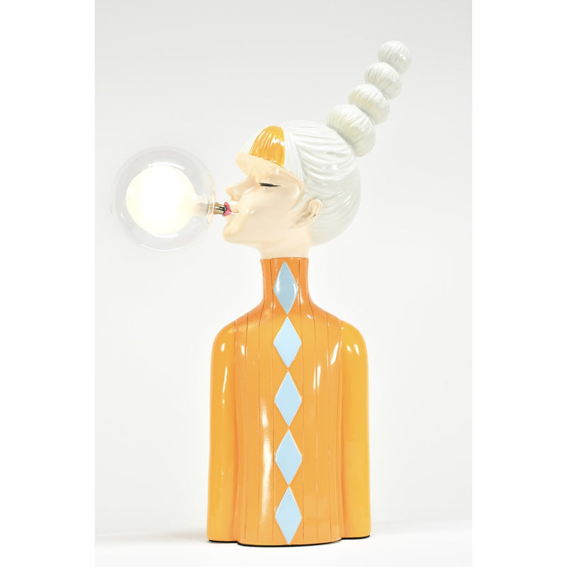 Bubble Girl Statue Lamp