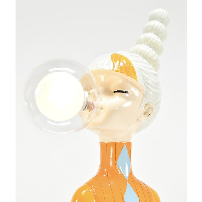 Bubble Girl Statue Lamp
