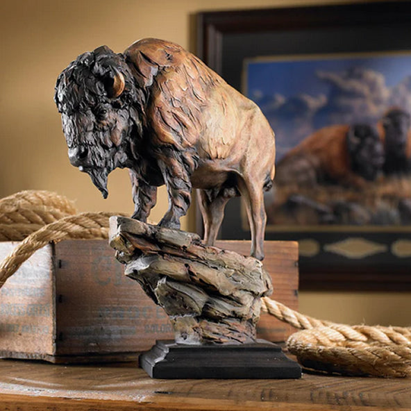 El Patron Buffalo Statue by Stephen Herrero