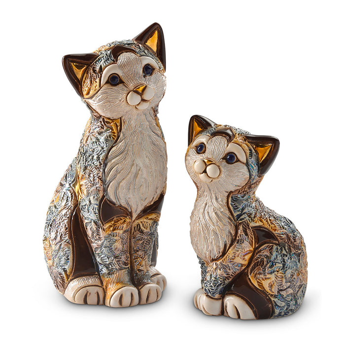 Calico Cat Figurine-Ceramic