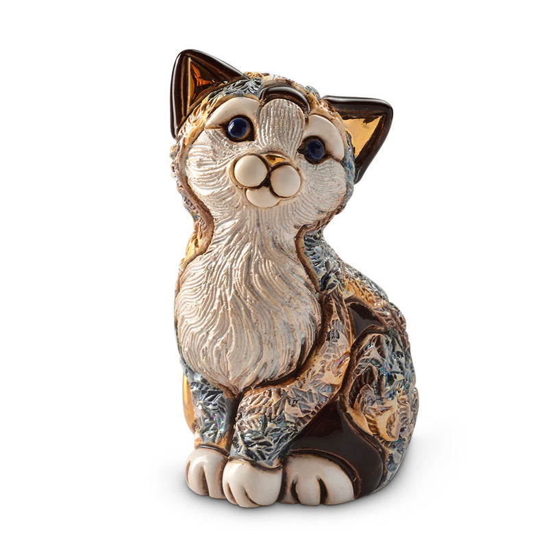 Calico Cat Figurine-Ceramic