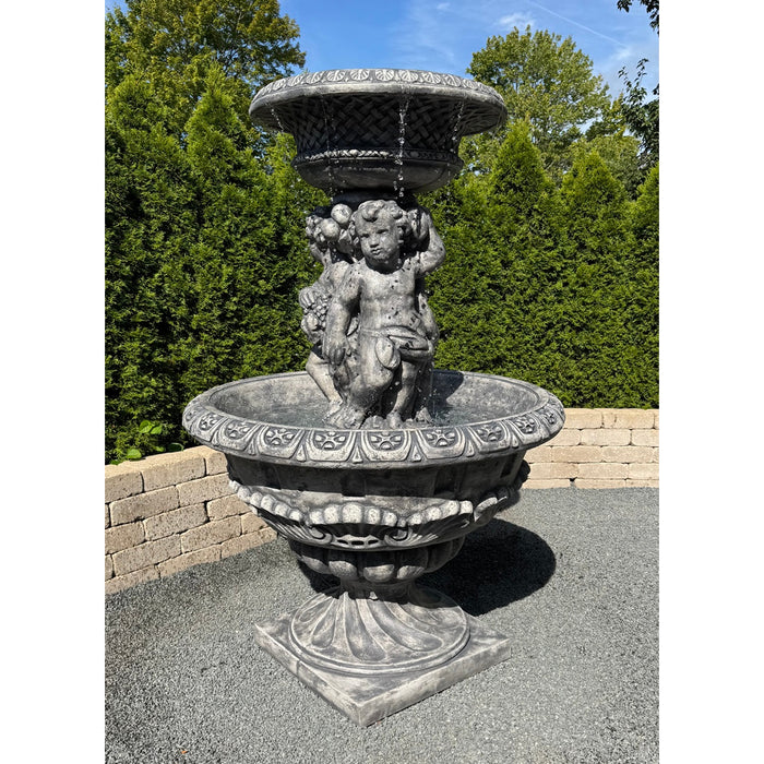 Cherubs Fountain- Cast Stone
