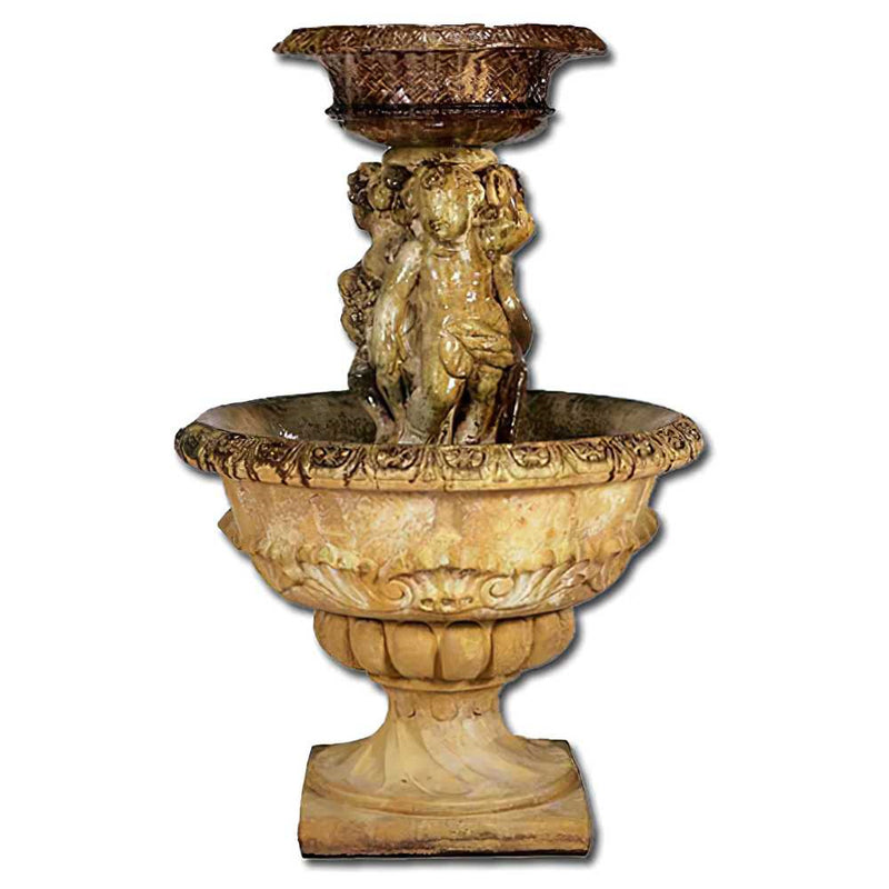Cherubs Fountain- Cast Stone