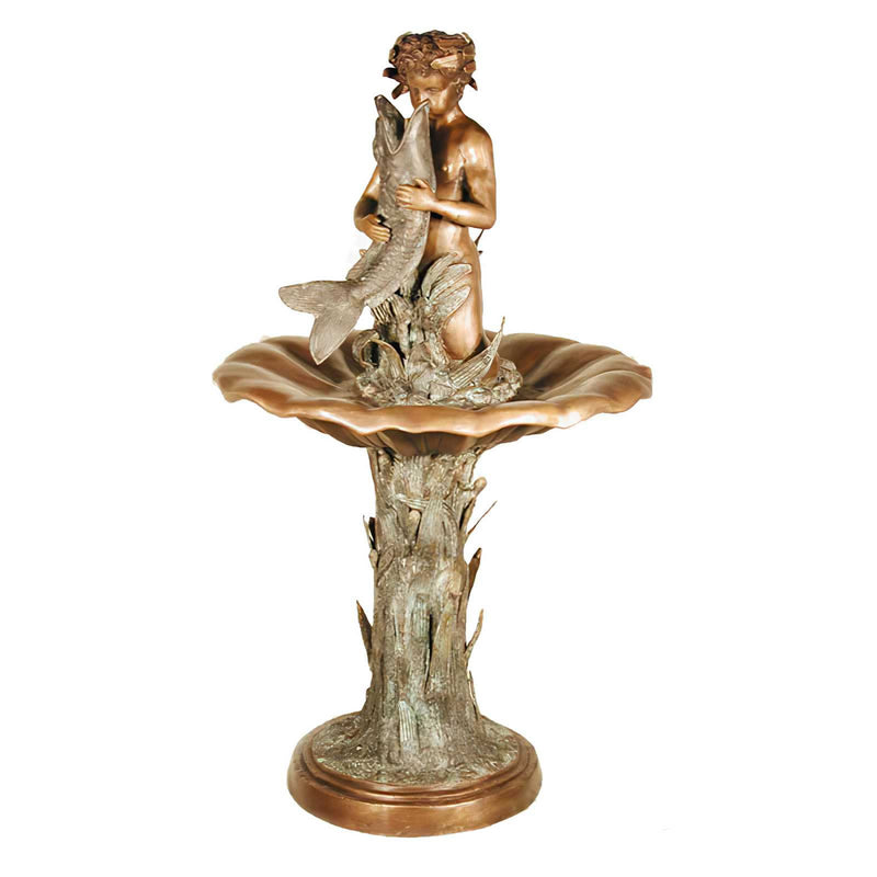 Child with Fish Fountain