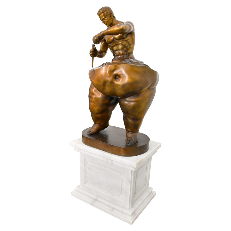 Chiseled Body Builder Art Sculpture