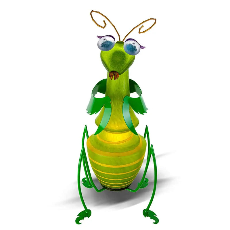 Cleo the Praying Mantis Art Glass Sculpture by Borowski