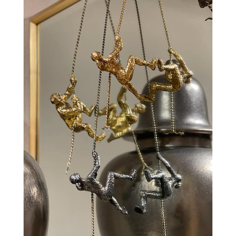 Climbing Man Wall Sculpture