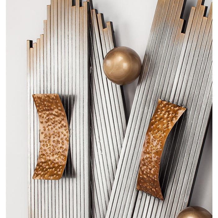 Synergy Modern Metal Wall Sculpture Set