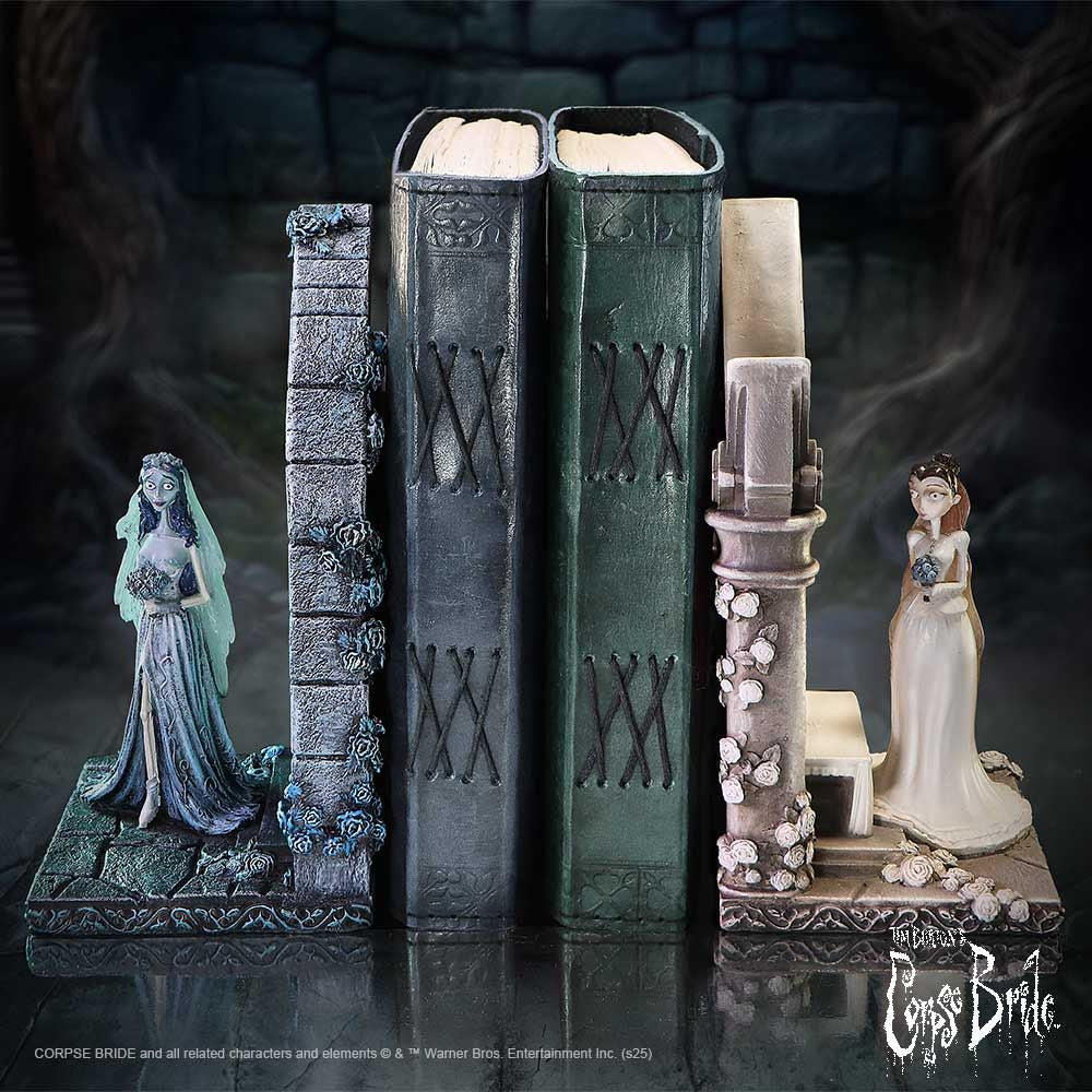 Tim Burton's Corpse Bride Bookends | Nemesis Now — AllSculptures