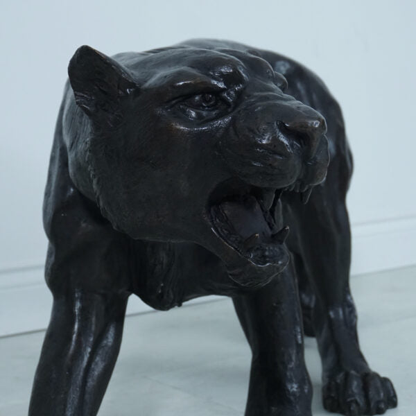 Stalking Cougar Bronze Sculpture