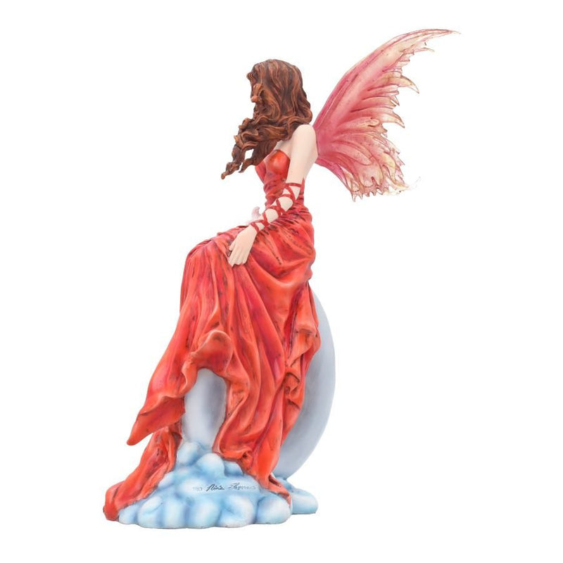 Crimson Lilly Fairy Statue by Nene Thomas