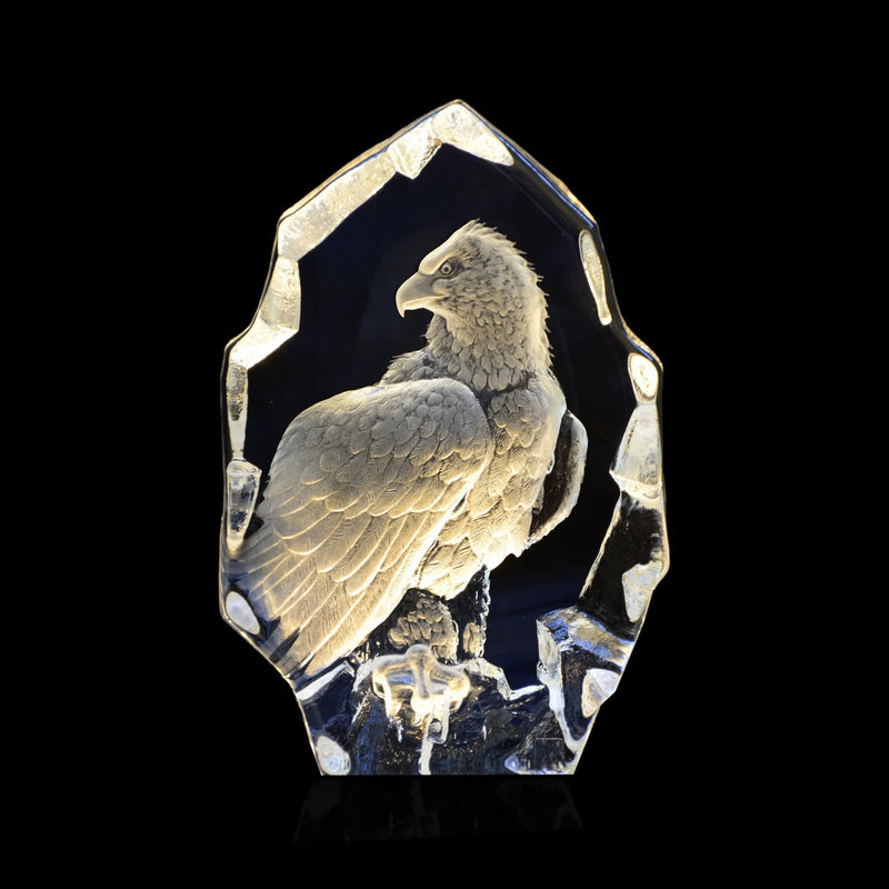 Crystal Bald Eagle Figurine