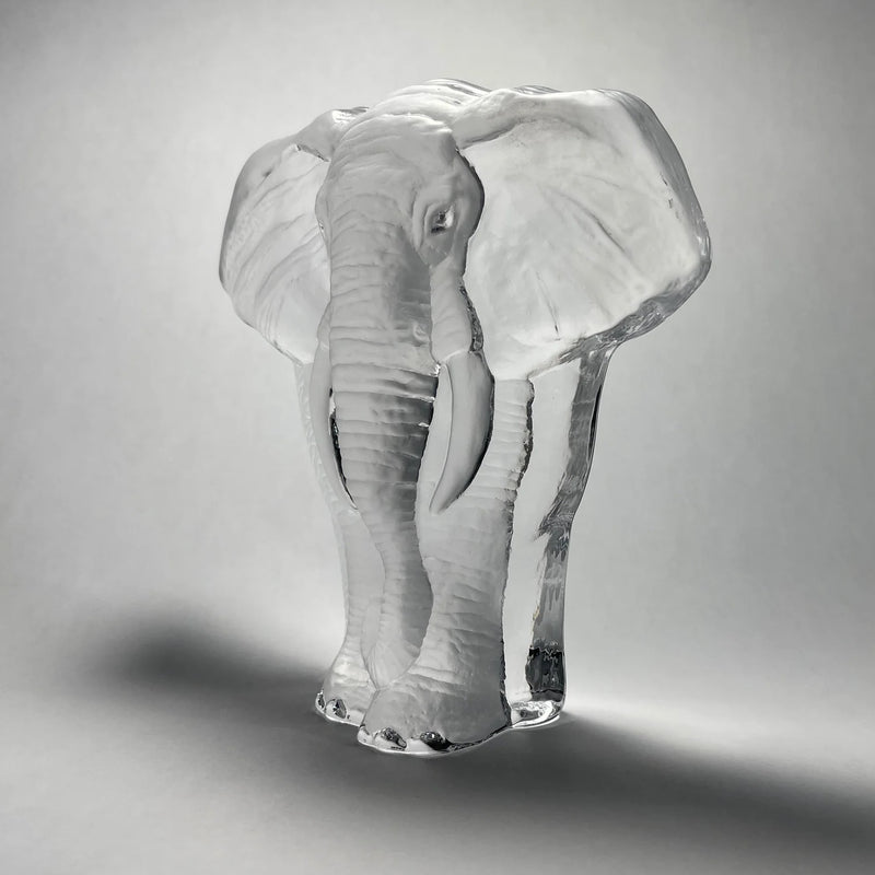 Crystal Elephant Statue