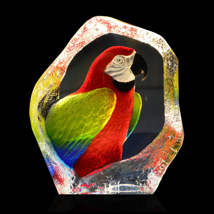 Parrot Crystal Sculpture