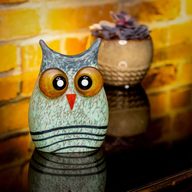 Cucu Bird Art Glass Sculpture by Borowski-Mint