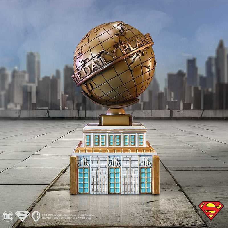 The Daily Planet Bookend Sculpture-DC Comics