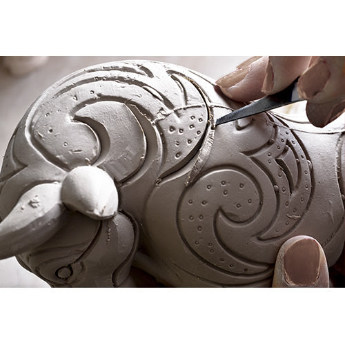 Bull Sculpture-Ceramic