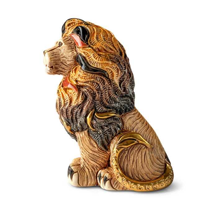 Lion King of the Jungle Figurine-Ceramic