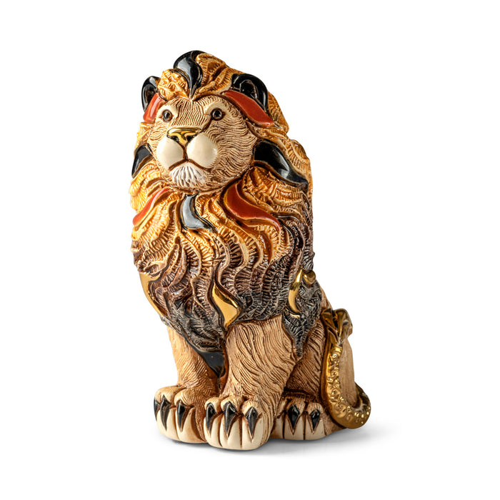 Lion King of the Jungle Figurine-Ceramic