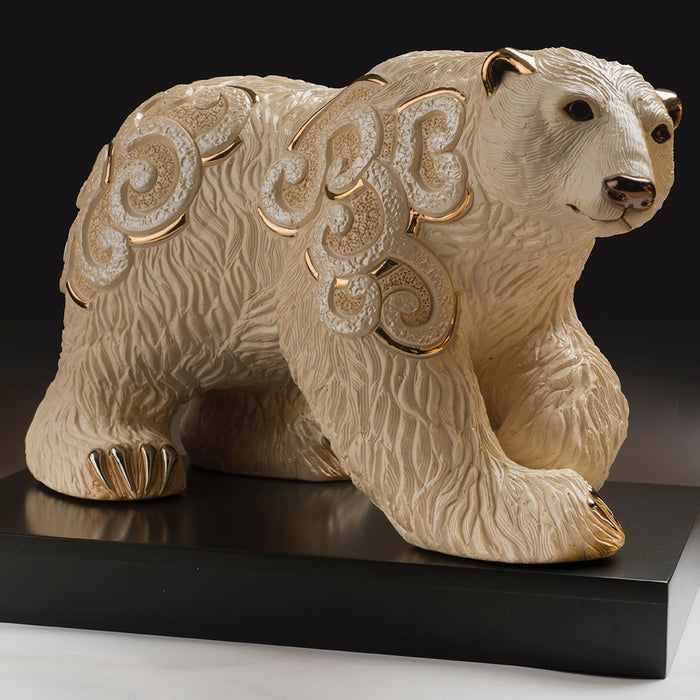 De Rosa Polar Bear Sculpture-Ceramic