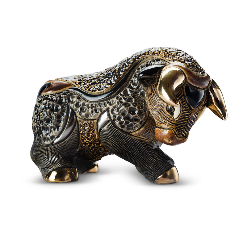 Black Bull Figurine-Ceramic