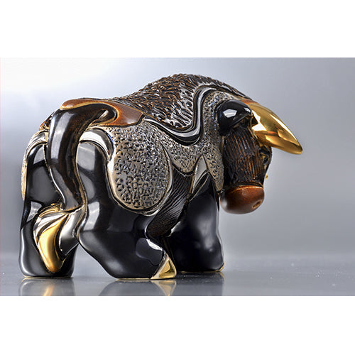 Black Bull Figurine-Ceramic