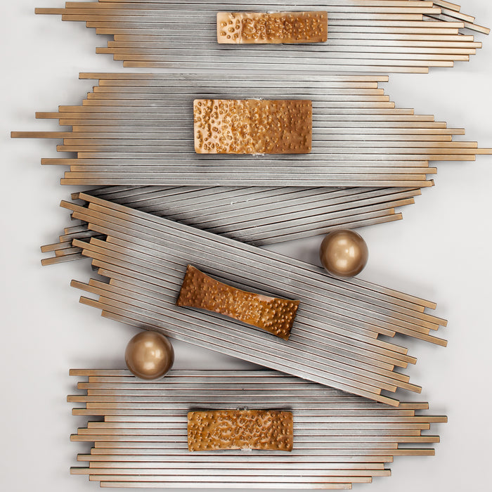 Synergy Modern Metal Wall Sculpture Set