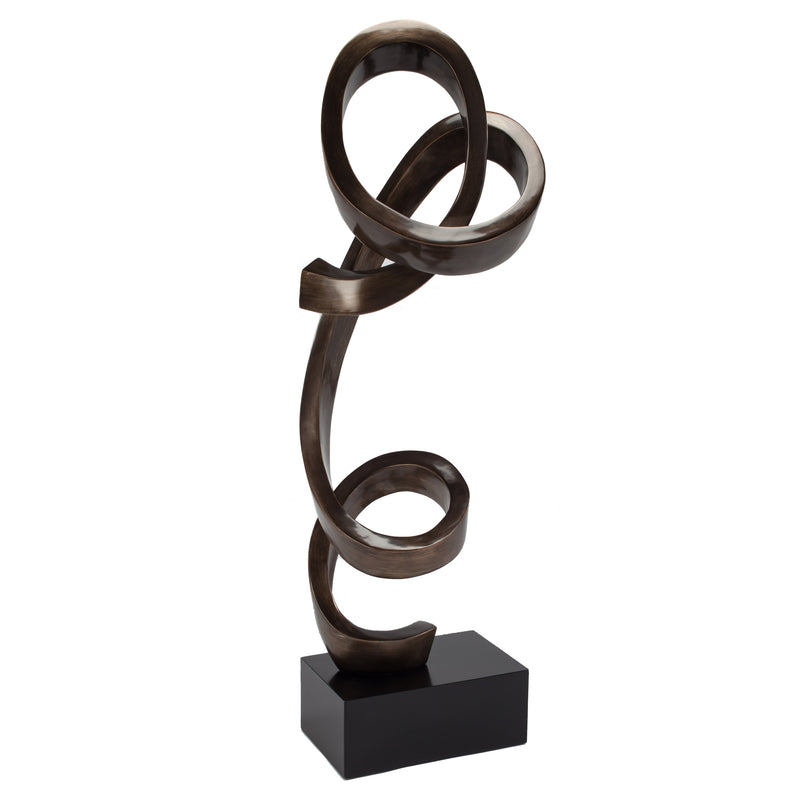 Divine Modern Floor Sculpture-Bronze