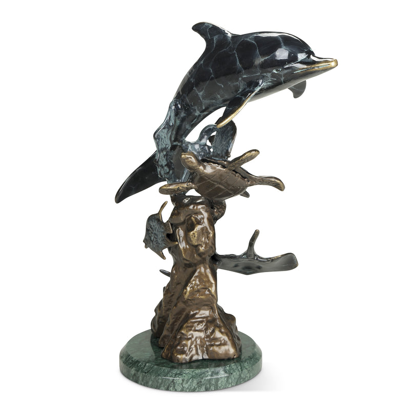 Dolphin and Company Sculpture