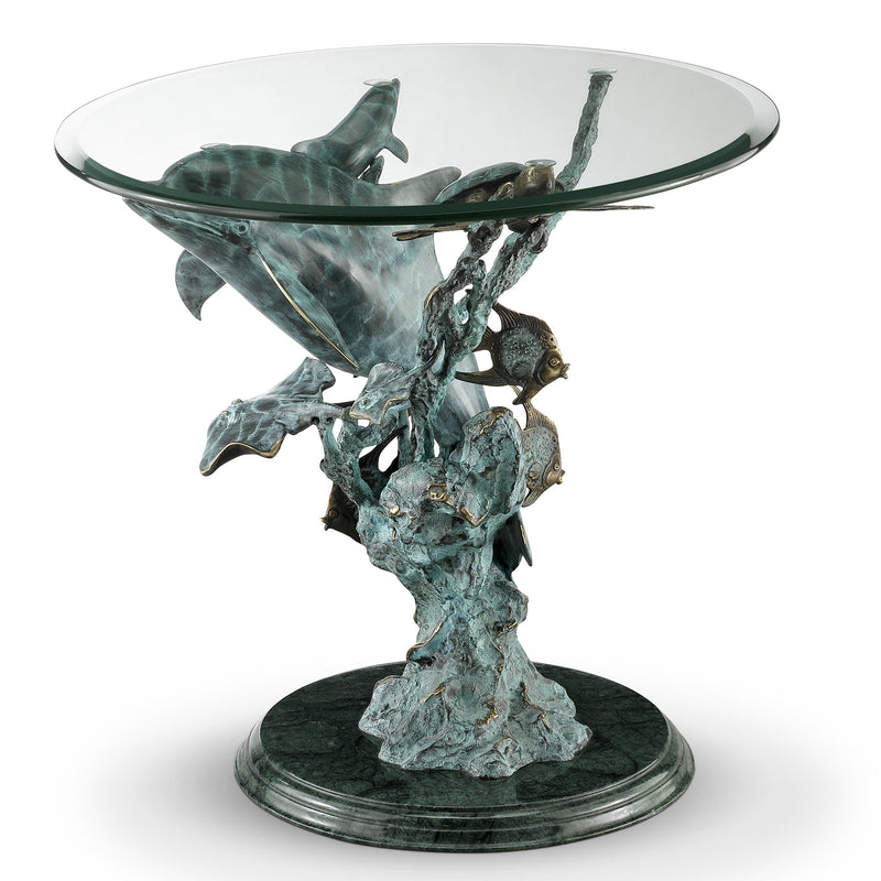 Dolphin Seaworld End Table