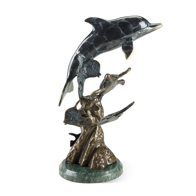 Dolphin and Company Sculpture
