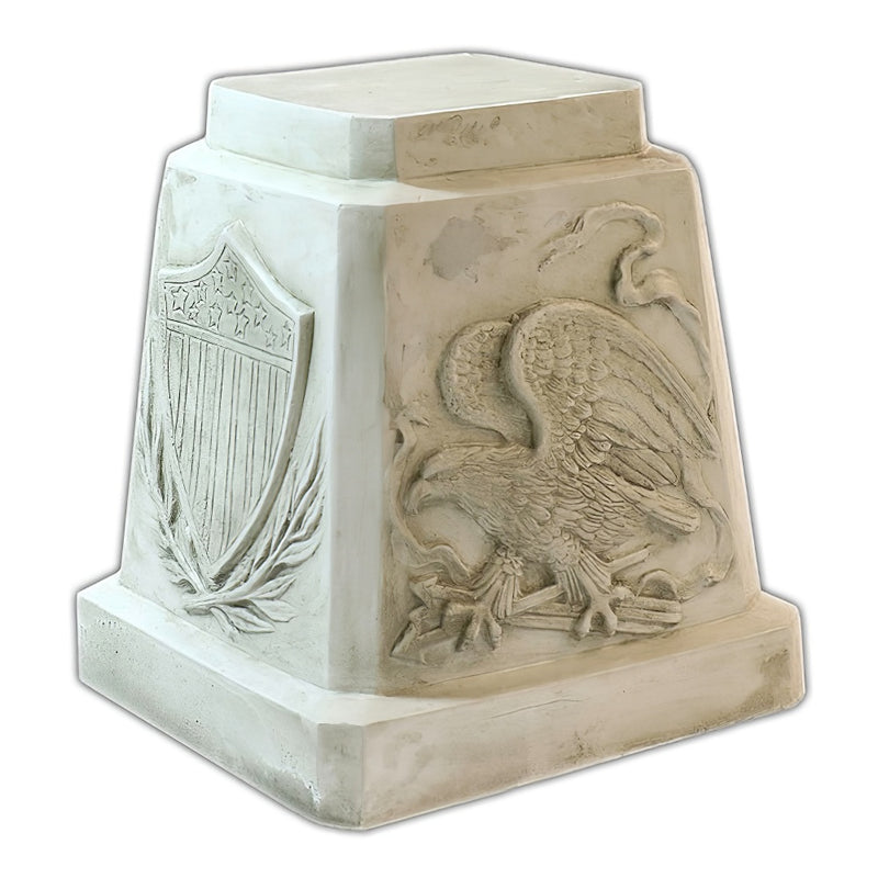 Eagle and Shield Pedestal- Fiberglass