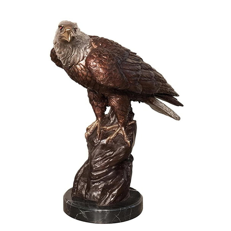 Sitting Eagle Tabletop Sculpture-22"H