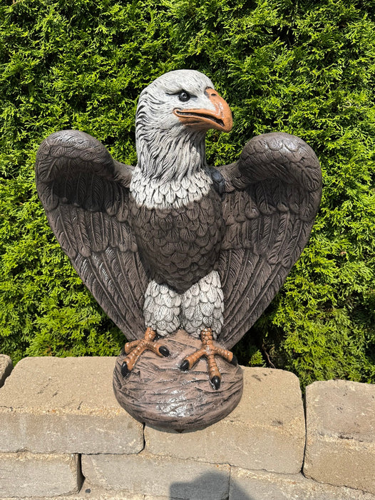Eagle Garden Statue Set of 2- Cast Stone