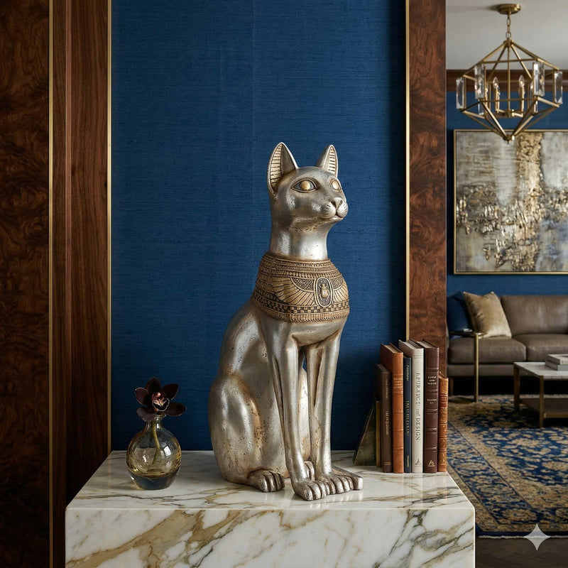 Bastet Egyptian Cat Statue