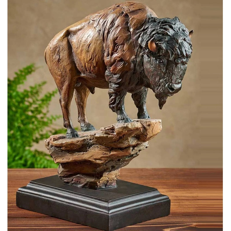 El Patron Buffalo Statue by Stephen Herrero