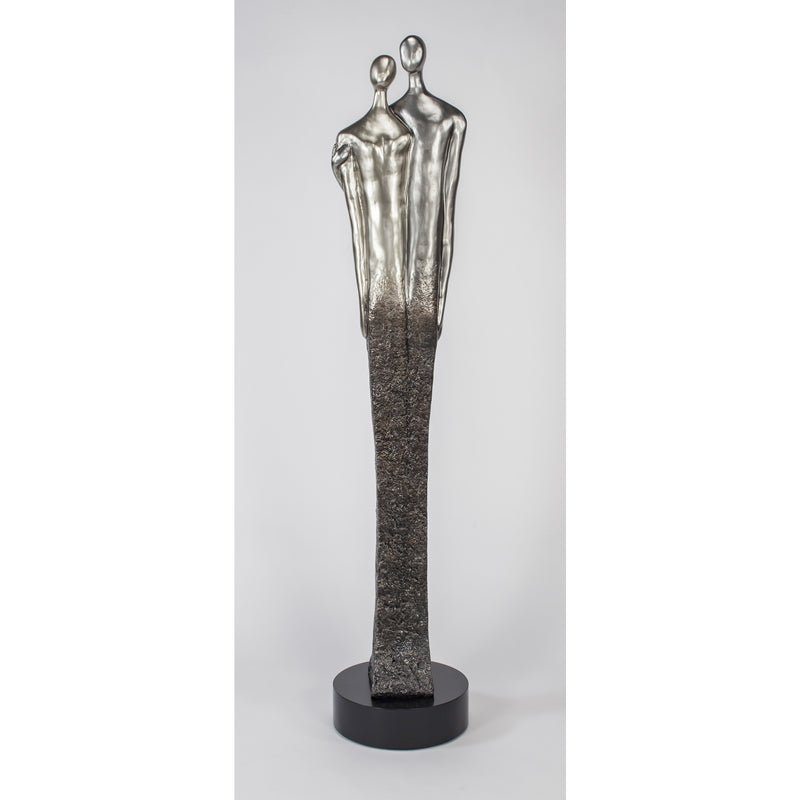 Endearment - Modern Couple Floor Sculpture